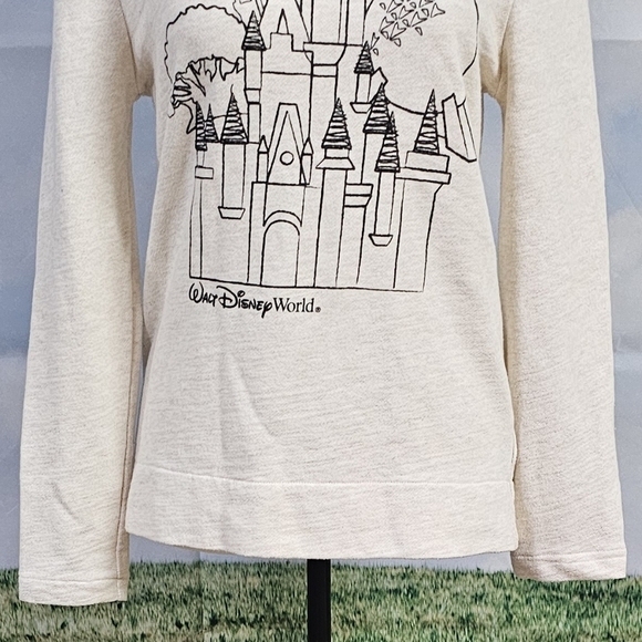 DISNEY PARKS | WALT DISNEY WORLD MAGIC KINGDOM CREW NECK COTTON BLEND PU… - Picture 11 of 16